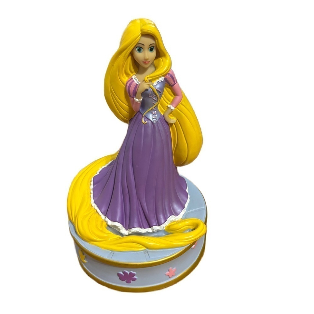 Disney Parks Tangled 10" Rapunzel PVC Piggy Bank Coin Bank with Stopper